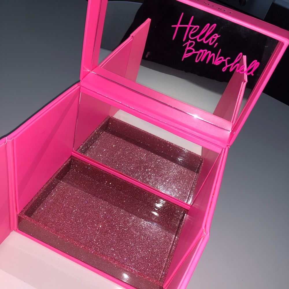 Victoria Secret pink mirror box
